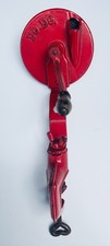 Vintage Red Pe De Large Metal