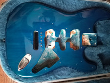 Strat Trans-Blue Electric Guitar Body