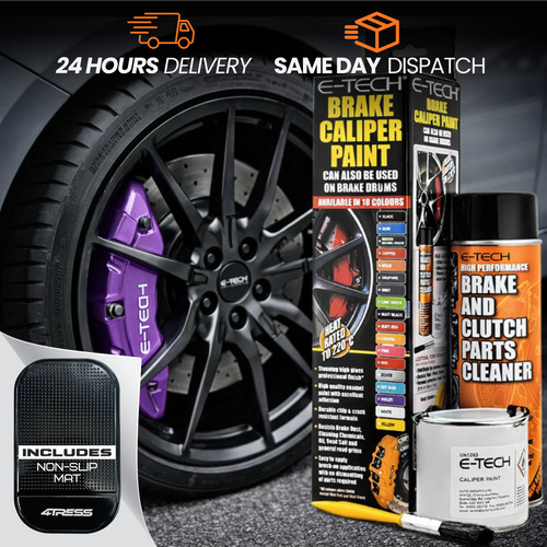 Purple brake caliper paint kit - purple,
