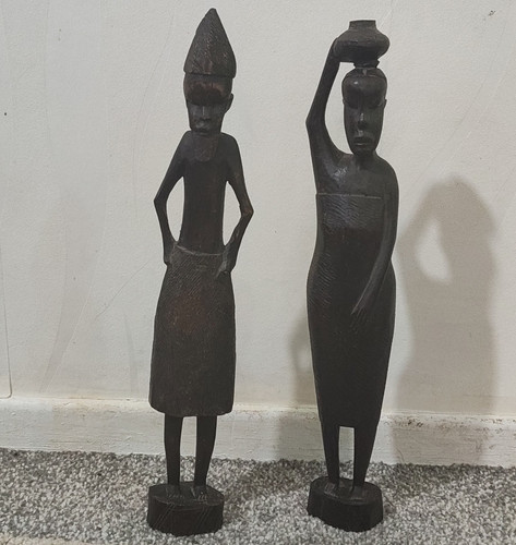 Vintage african hand carved - vintage,
