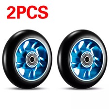 100MM Scooter Wheels Pro Stunt Scooter Replacement Wheels with ABEC-7 Bearings.