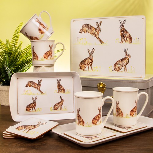 Hare rabbit design lunch - hare, bag