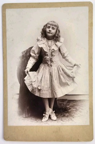 Antique cabinet card photo - antique,