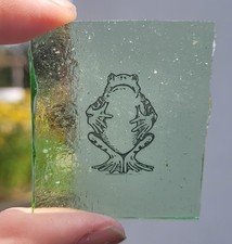 Stained glass Frog small piece