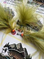 3 HOT HEAD Olive BLUE FLASH