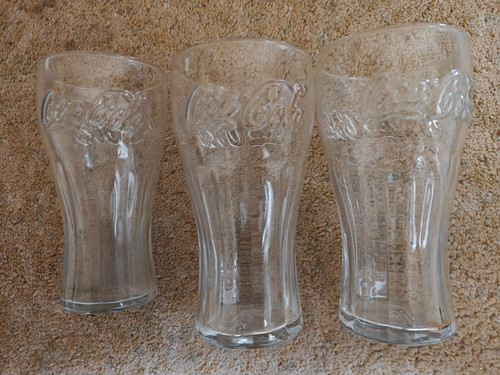 Coca cola glasses - 3,