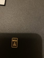 Baird + Co 24K 999.9 Pure Fine Gold Bullion Bar 1 Gram.