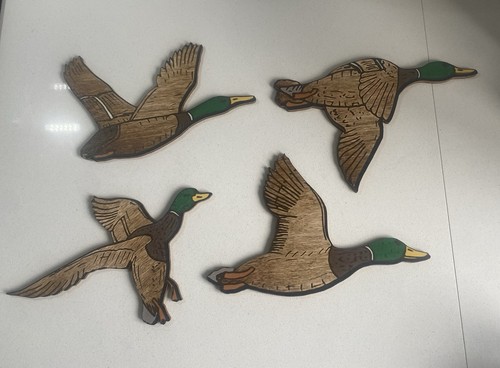 Set flying ducks birds - 4,