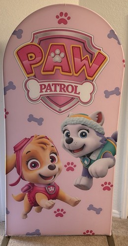 Pink paw patrol birthday - pink, arch