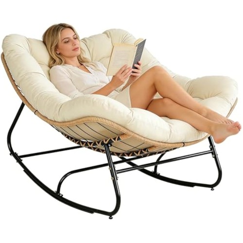 Oversized wicker rocking - oversized,