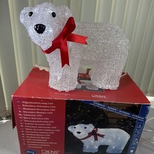 Konstsmide Polar Bear Light Figurine Acrylic Indoor 32cm  Christmas Decoration