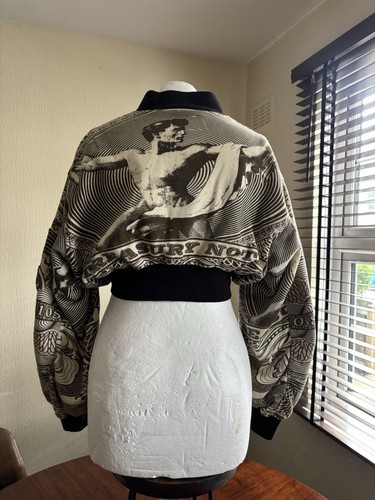 Ktz cropped money print bomber - ktz,