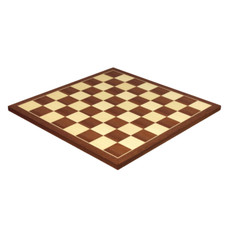 Mahogany chess board inch - chess,