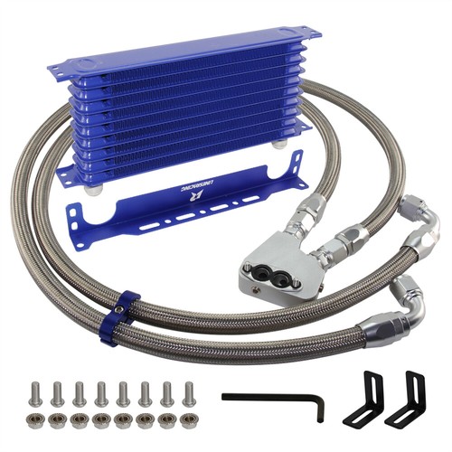 Row engine oil cooler - 10,