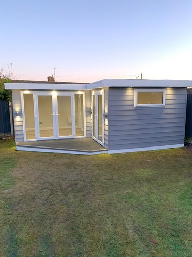 Shaped portable cabin - l,