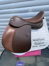 Collegiate Scholar 17" Brown Adjustable Gullet Saddle