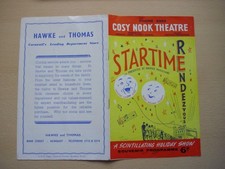 Programme Cosy Nook Theatre Newquay Variety Show Startime Ray Alan 1962