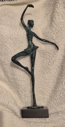 Bronze ballerina figurine - figurine, 37cm