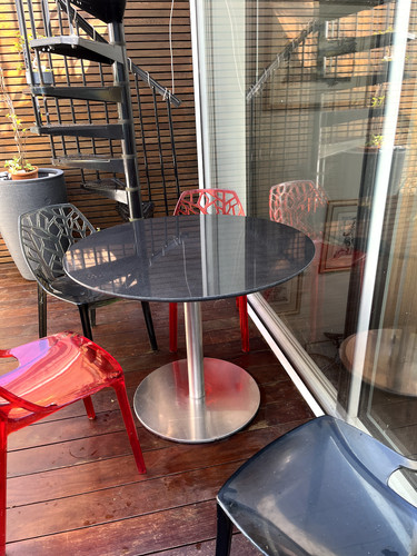 Round modern kitchen table - kitchen,