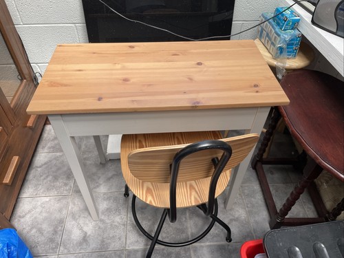 Children desk and chair - and,