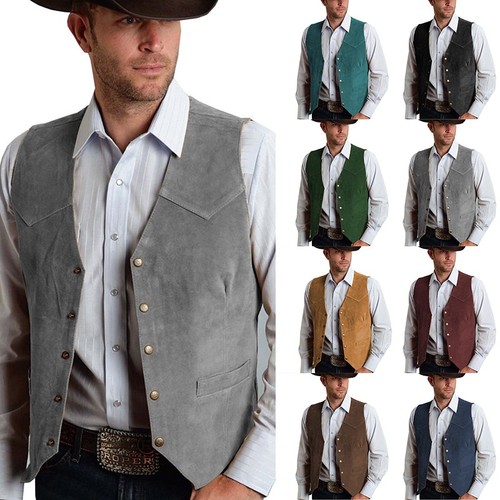 Mens western waistcoat - mens,