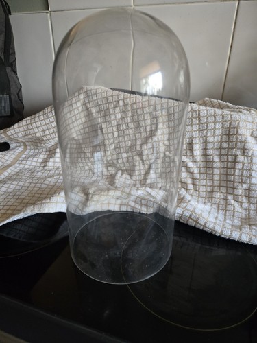 Glass clock dome display - clock,