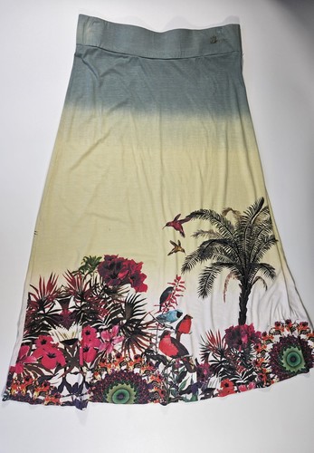 Desigual tropical print skirt - print,