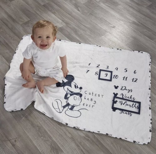 Baby milestone blanket - baby,