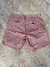 Men's Next Chino Shorts Size 34 Waist Rust Colour