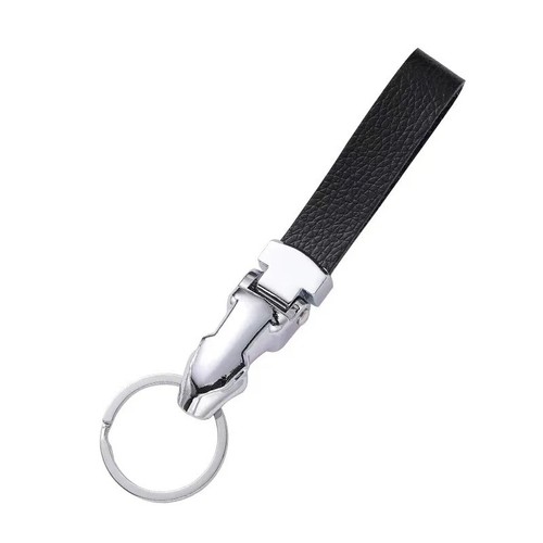 Keychain jaguar steel - steel, with