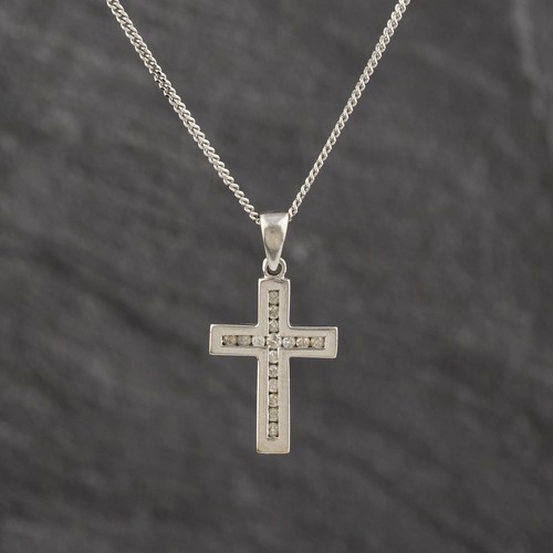 Second hand white gold - white, 0.25ct