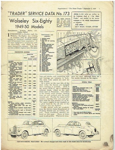 Wolseley six eighty saloon - six-eighty,