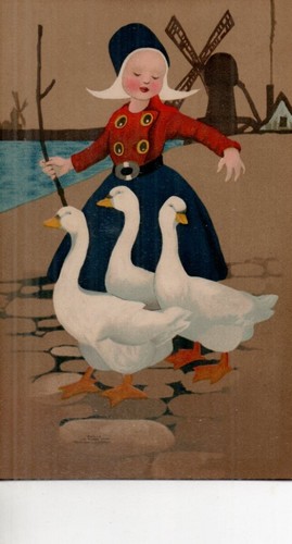 Vintage art postcard - vintage,