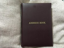 Harrods address book brown