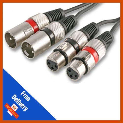 Male xlr female - xlr, 2x