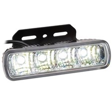 Motorcycle LED - Day Light E-Certified – 4 Leds Clear Ibex Accessories IN