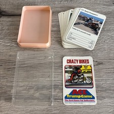 CRAZY BIKES ACE TRUMP VINTAGE CARD GAME TOP TRUMPS MOTORBIKES MOTOR CYCLES