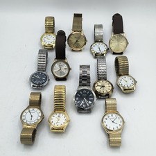 Lot of 12 Vintage Watches in Various Condition. For spares or repair