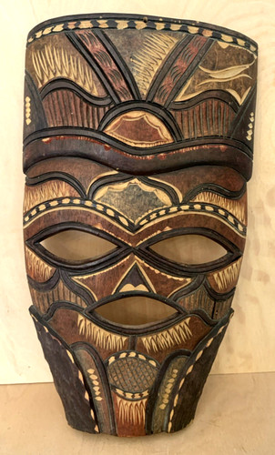 Wooden tribal mask hand - tribal,