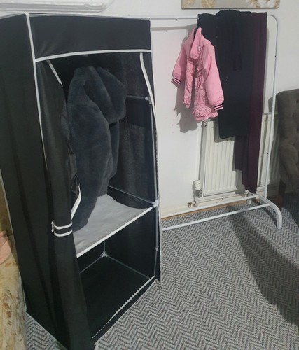 Portable fabric wardrobe - portable, and