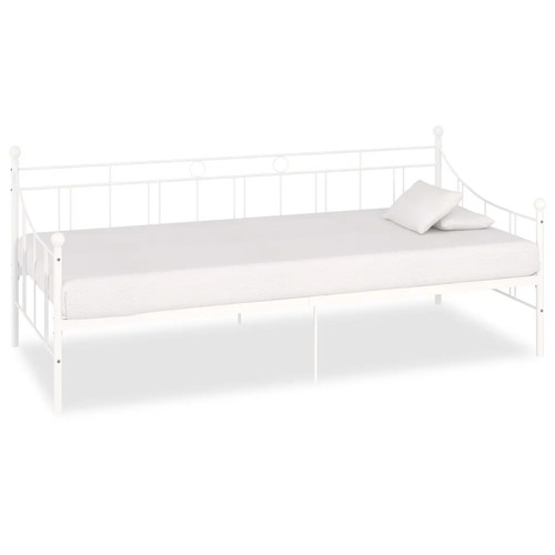 Daybed sofa bed white metal - sofa, &