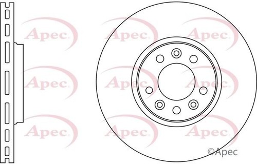 Front axle brake discs set - front,