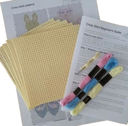 First cross stitch sewing - first, kit