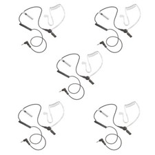 5 X Listen/Receive Only Airwaves Acoustic Tube Earpiece For Sepura 1 Pin Radio