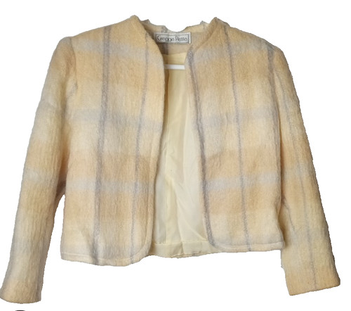 Vtg gregge mohair bolero - mohair,
