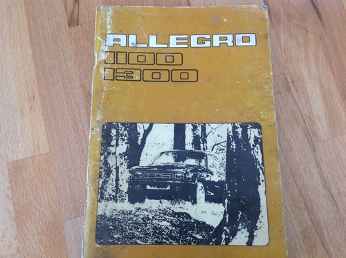 Austin allegro driver - austin, driver's