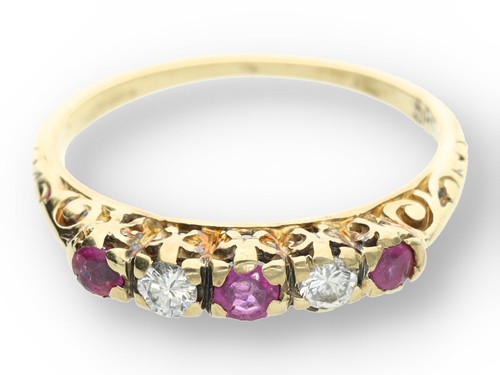 Ruby brilliant ring - , ladies
