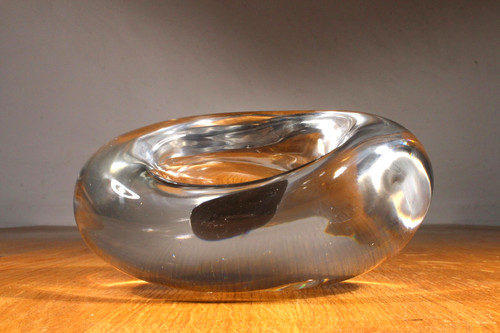 Glass sculpture half - glass, bowl