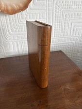 Vintage Wooden Book Puzzle Secret Box Jewellery Safe