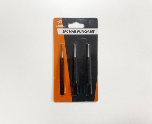 3pc nail punch set - 3pc,